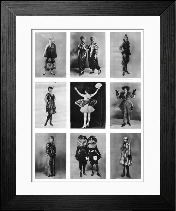 Framed Print : Costumes from The Dazzle Ball Framed Print : Costumes from The Dazzle Ball