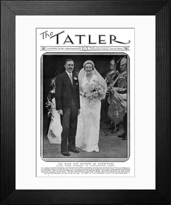 Framed Print : Duke and Duchess of Roxburghe