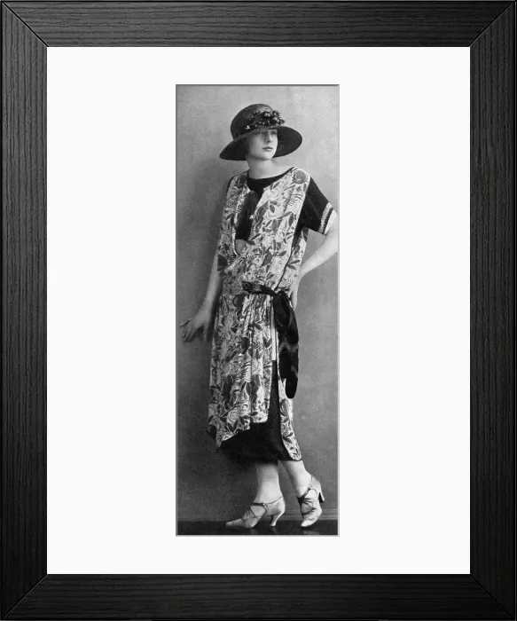 Framed Print : An Ascot frock from Ernest and Redfern, 1924 Framed Print : An Ascot frock from Ernest and Redfern, 1924