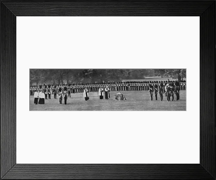 Framed Print : Presentation of New Colours to Irish Guards