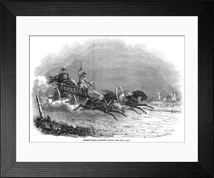 Framed Print : Russian mail troika Framed Print : Russian mail troika