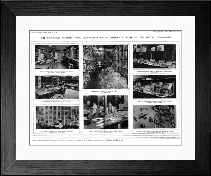 Framed Print : The campaign against Evil Communications Framed Print : The campaign against Evil Communications