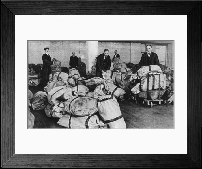 Framed Print : Postal censorship during World War 1 Framed Print : Postal censorship during World War 1