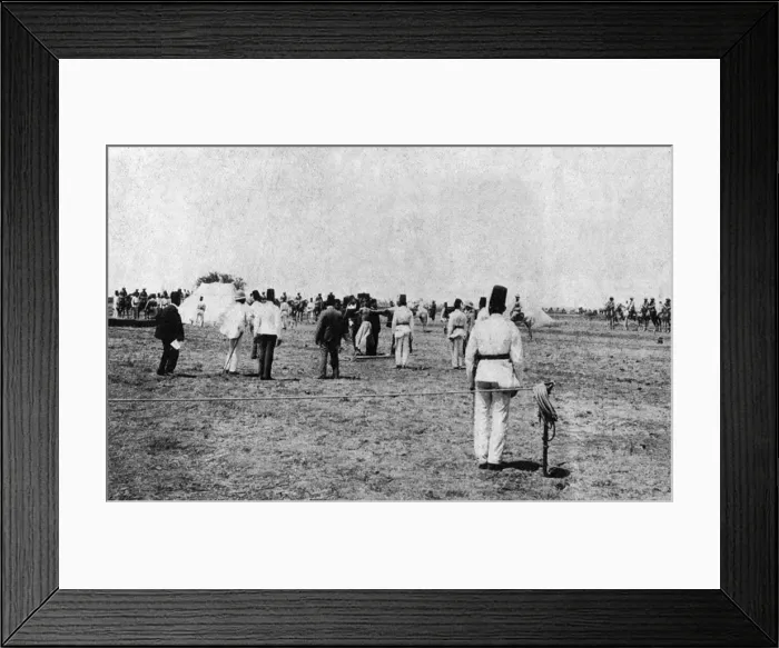 Framed Print : The Denshawai incident: a culprit at the triangle Framed Print : The Denshawai incident: a culprit at the triangle