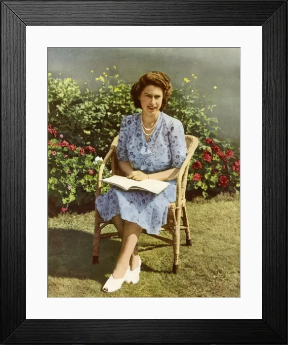 Framed Print : The Heir, Young Wife and Mother: H. R. H. Princess Elizabeth