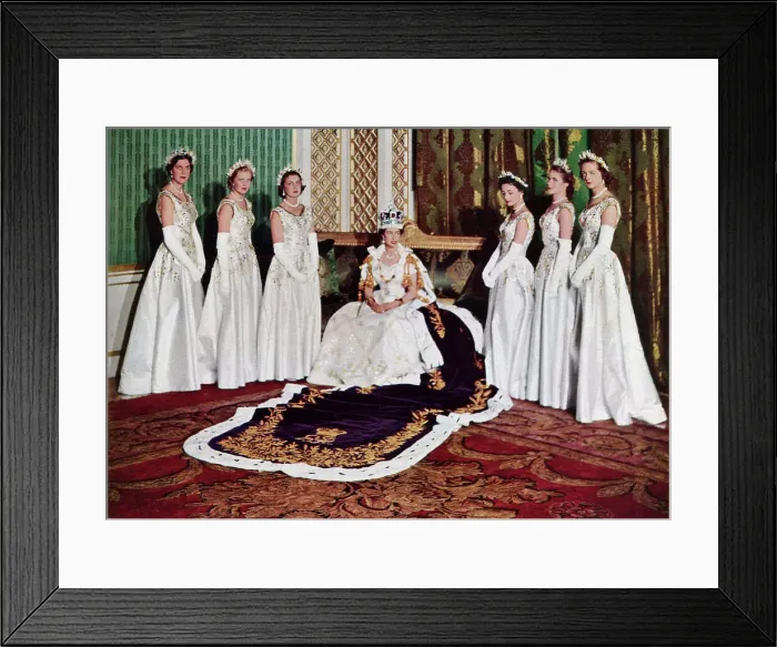 Framed Print : The Coronation of H. M. Queen Elizabeth II at Westminster Framed Print : The Coronation of H. M. Queen Elizabeth II at Westminster