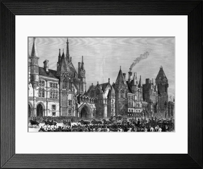 Framed Print : The New Royal Courts of Justice