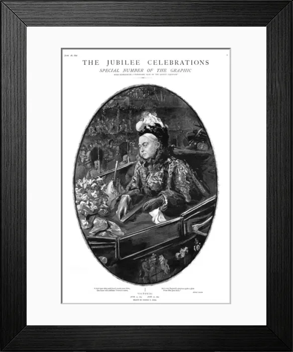 Framed Print : Queen Victoria, Jubilee Celebrations Framed Print : Queen Victoria, Jubilee Celebrations