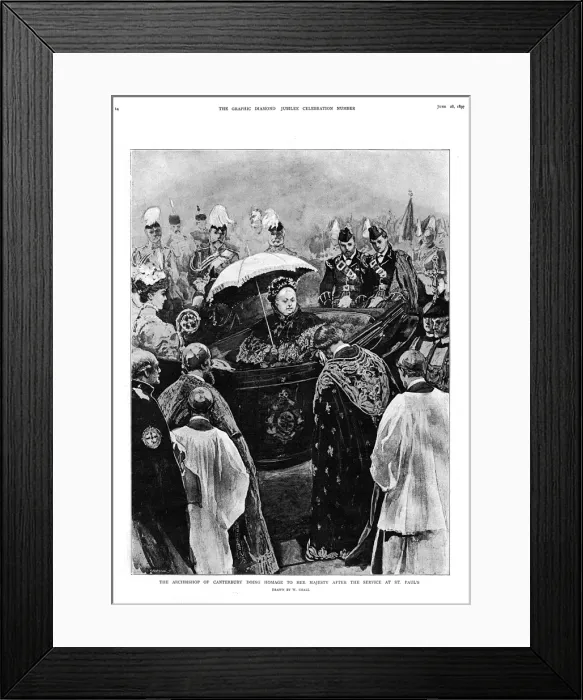 Framed Print : Queen Victoria, Jubilee Celebrations
