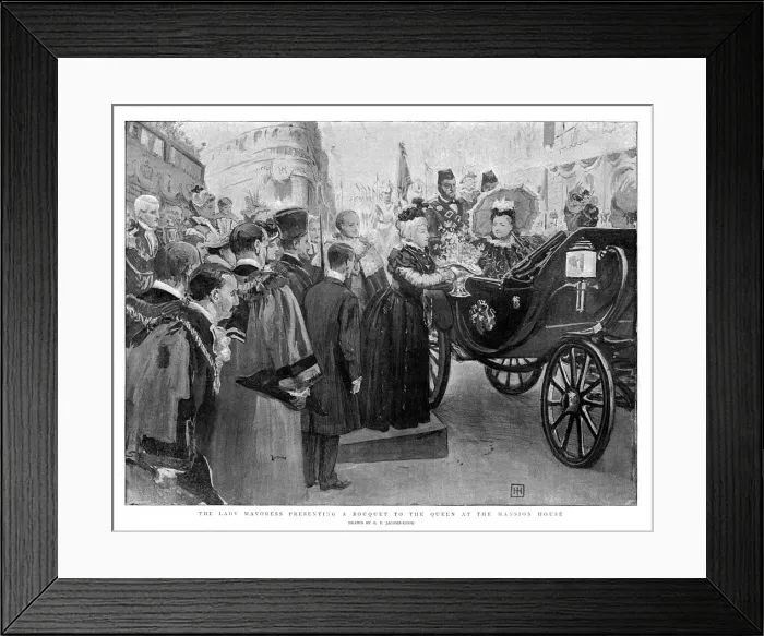 Framed Print : Queen Victoria, Jubilee Celebrations Framed Print : Queen Victoria, Jubilee Celebrations