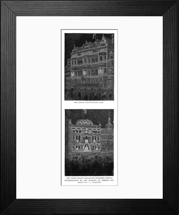 Framed Print : Queen Victorias Jubilee Celebrations Framed Print : Queen Victorias Jubilee Celebrations