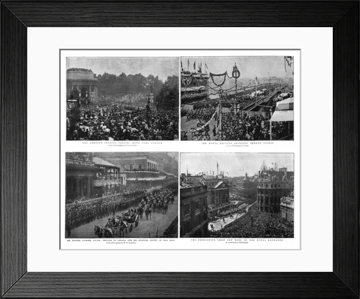 Framed Print : Queen Victorias Jubilee Celebrations