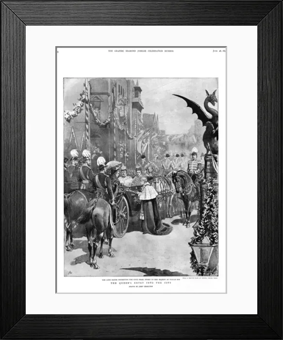Framed Print : Queen Victoria, Jubilee Celebrations
