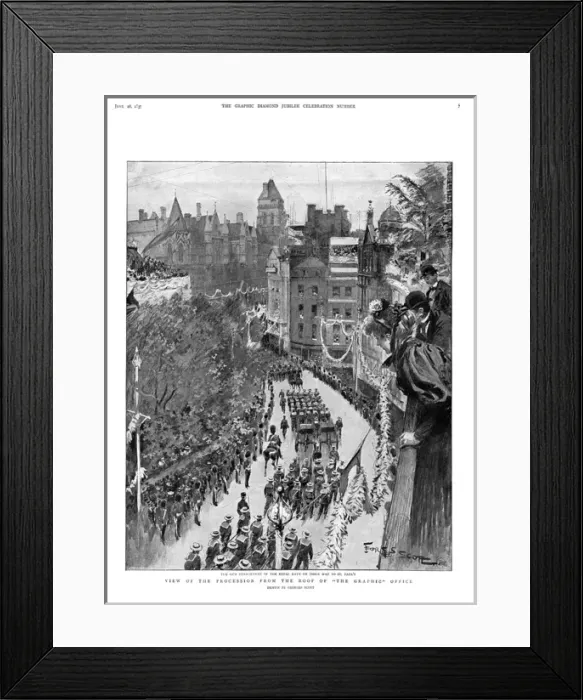 Framed Print : Queen Victoria, Jubilee Celebrations Framed Print : Queen Victoria, Jubilee Celebrations