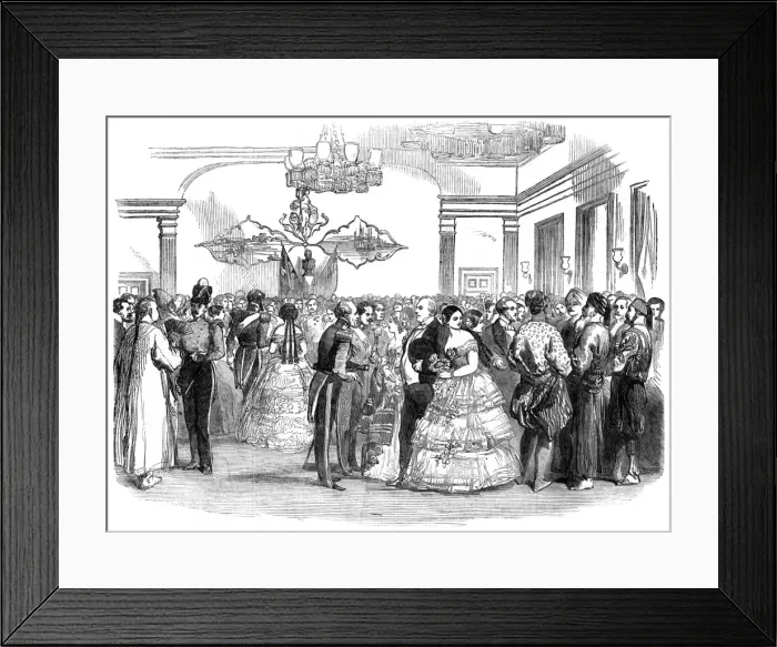 Framed Print : Ball at Singapore, 1854 Framed Print : Ball at Singapore, 1854