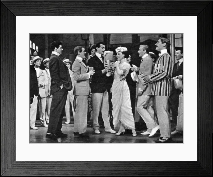 Framed Print : Scene from the musical comedy, Zuleika