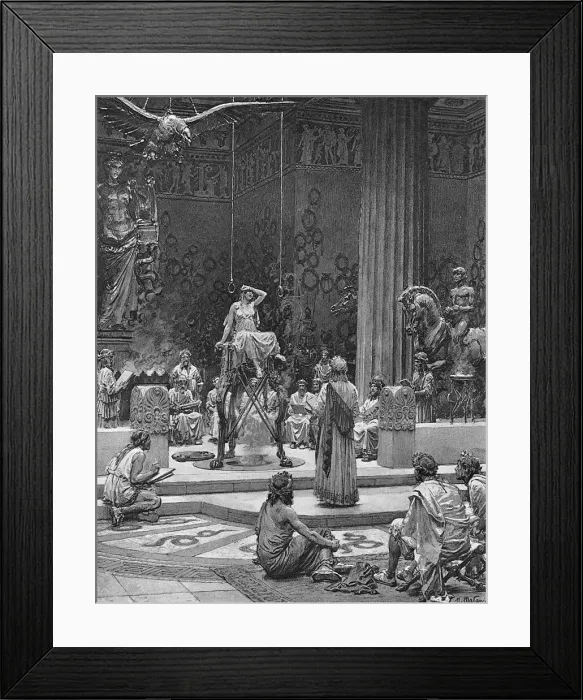 Framed Print : The Pyhthoness Framed Print : The Pyhthoness