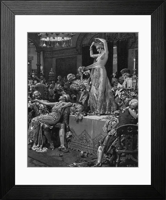 Framed Print : Depiction of a woman in Juvenalian Rome Framed Print : Depiction of a woman in Juvenalian Rome