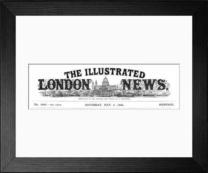 Framed Print : ILN Masthead Framed Print : ILN Masthead