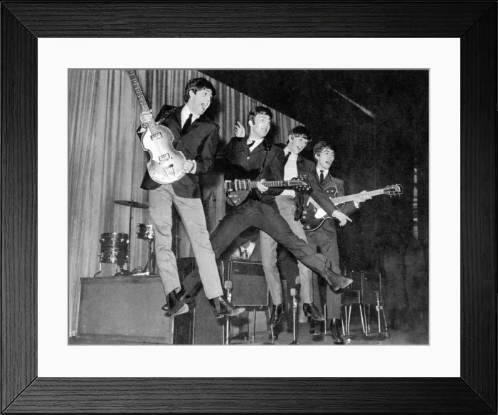 Framed Print : The Beatles rehearsing for the Royal Variety Performance Framed Print : The Beatles rehearsing for the Royal Variety Performance