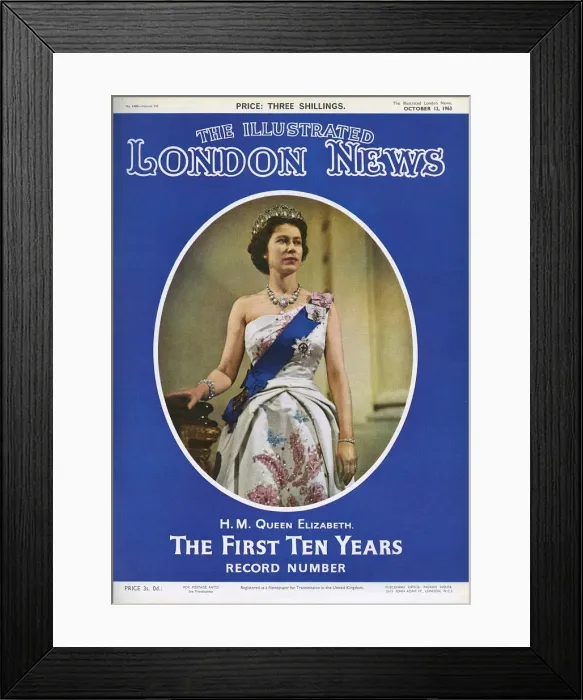 Framed Print : Queen Elizabeth II is Queen for 10 years Framed Print : Queen Elizabeth II is Queen for 10 years