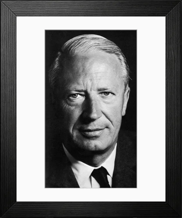 Framed Print : Edward Heath