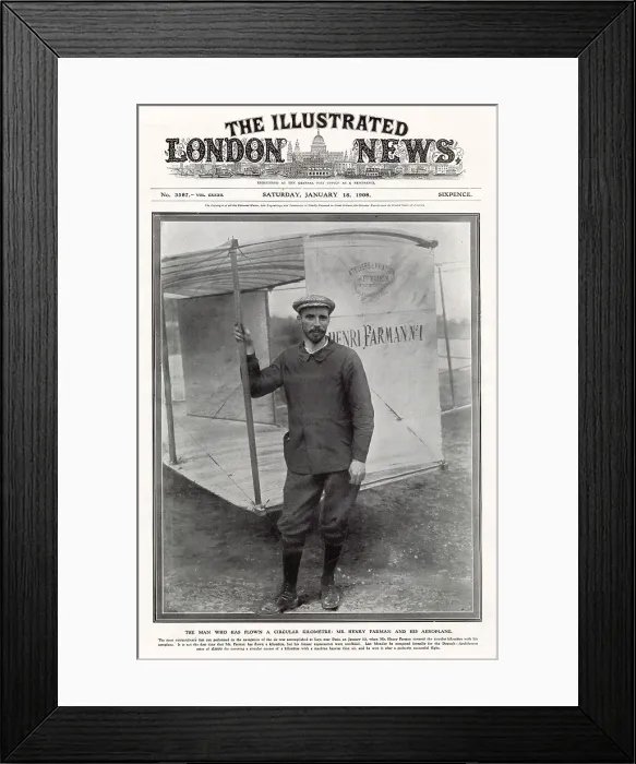 Framed Print : Henri Farman Framed Print : Henri Farman