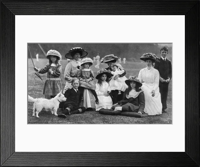 Framed Print : Children and grandchildren of Duke of Buccleuch