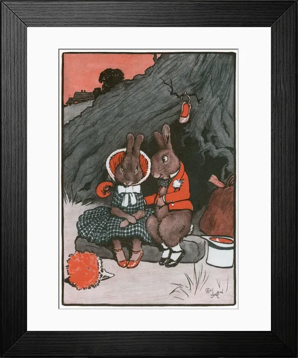 Framed Print : Enfin Seul (Alone at Last) by Cecil Aldin Framed Print : Enfin Seul (Alone at Last) by Cecil Aldin