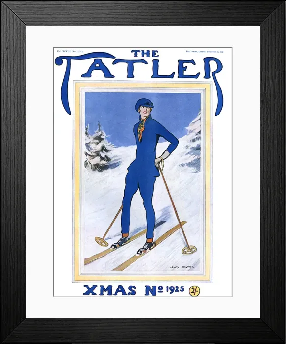 Framed Print : Tatler Front Cover, Christmas Number 1925 Framed Print : Tatler Front Cover, Christmas Number 1925