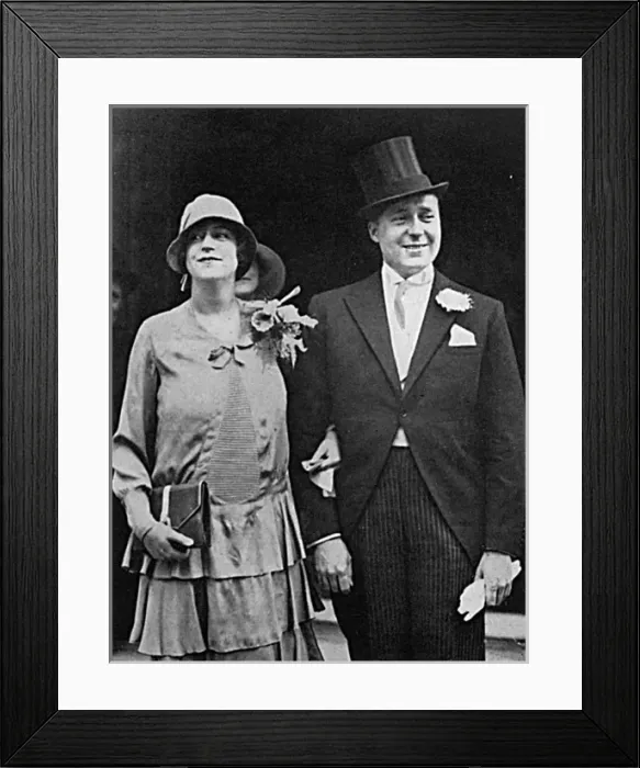 Framed Print : Miss Elvira D. Mullens and Mr J. S. Barney Framed Print : Miss Elvira D. Mullens and Mr J. S. Barney