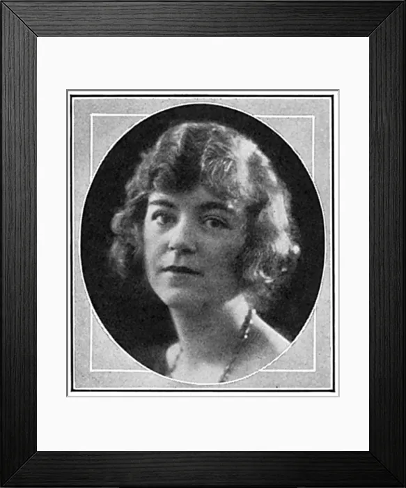 Framed Print : Engagement Announcement. Miss Elvira Mullens