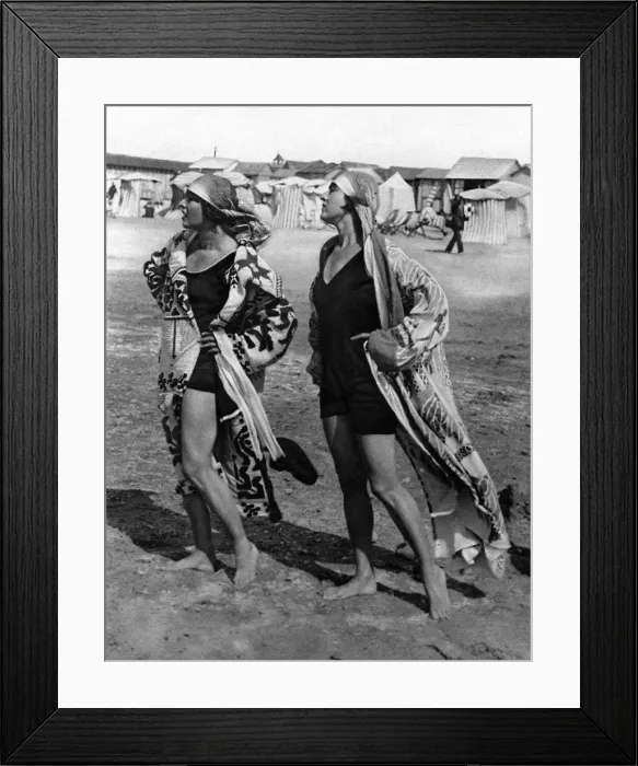 Framed Print : Deauville Date: 1924 Framed Print : Deauville Date: 1924