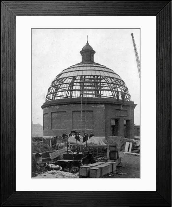 Framed Print : Construction of the Greenwich Foot Tunnel Framed Print : Construction of the Greenwich Foot Tunnel