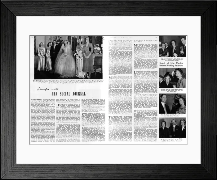 Framed Print : The Tatler & Bystander, 2nd November 1949 Framed Print : The Tatler & Bystander, 2nd November 1949