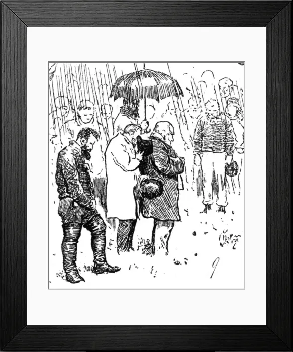 Framed Print : Patriarch opening the crofters meeting with prayer Framed Print : Patriarch opening the crofters meeting with prayer
