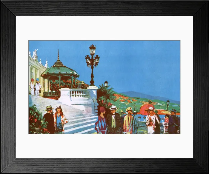 Framed Print : The casino at Monte Carlo by C. Morse Framed Print : The casino at Monte Carlo by C. Morse