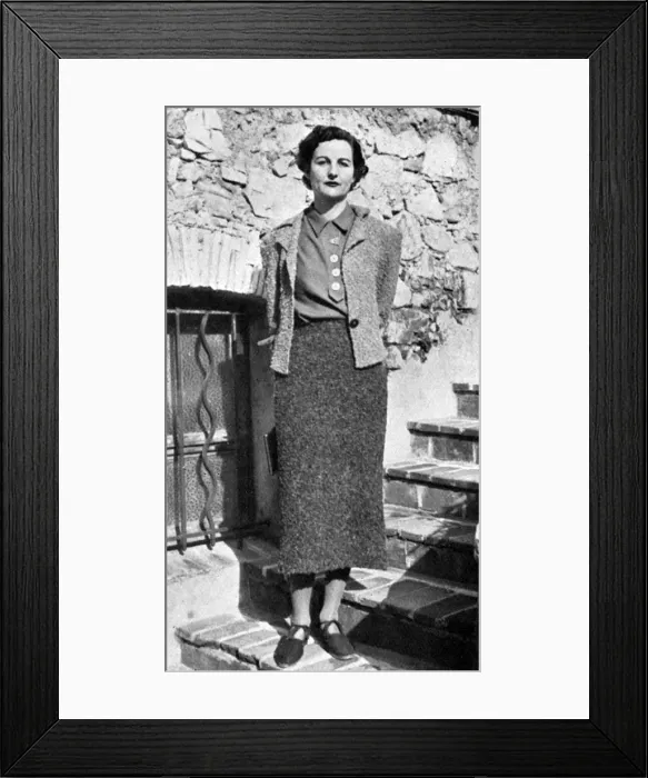 Framed Print : Nancy Mitford on the French Riviera Framed Print : Nancy Mitford on the French Riviera