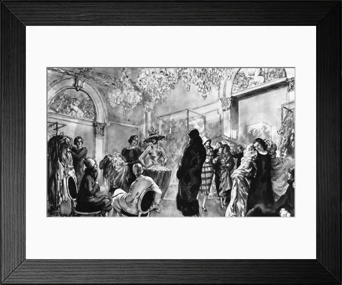 Framed Print : Choosing fancy dress costumes for Carnival on the Riviera