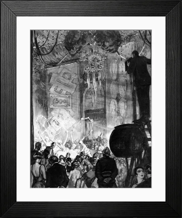 Framed Print : A Silver ballet at the Negresco Hotel on the Riviera