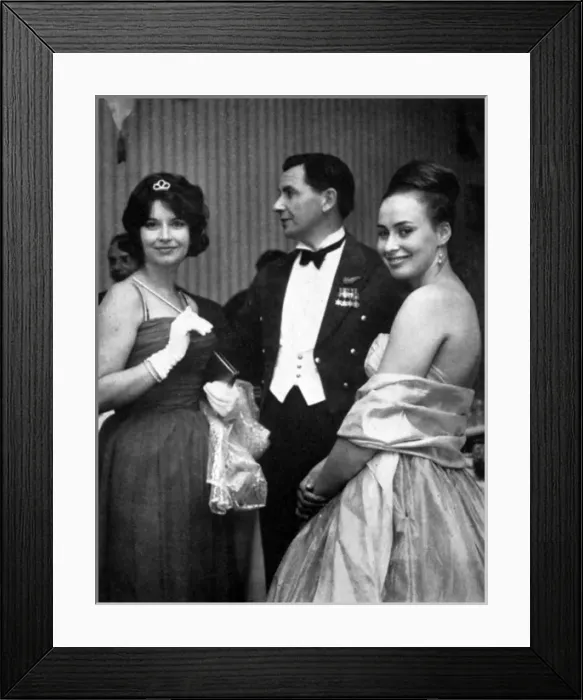 Framed Print : Freedom R. A. F. Ball, guests - 1963 Framed Print : Freedom R. A. F. Ball, guests - 1963