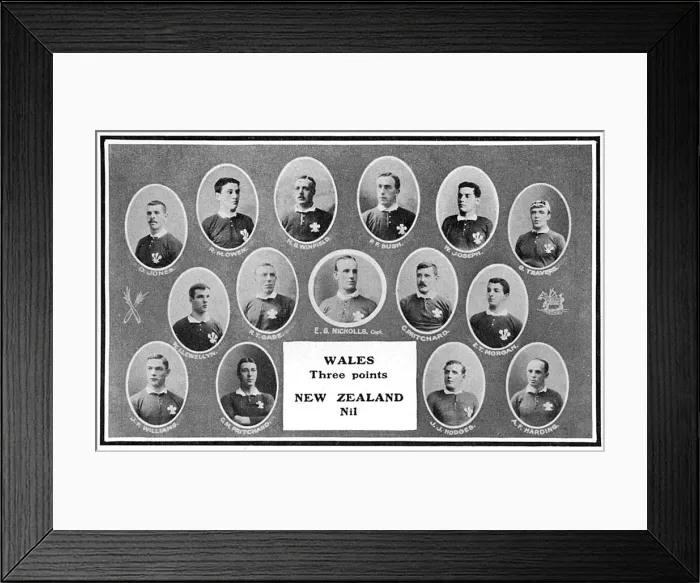 Framed Print : The Wales rugby team, 1905 Framed Print : The Wales rugby team, 1905