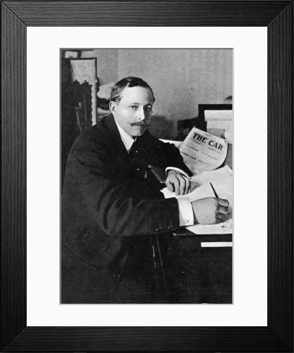 Framed Print : 2nd Baron Montagu of Beaulieu, 1905 Framed Print : 2nd Baron Montagu of Beaulieu, 1905