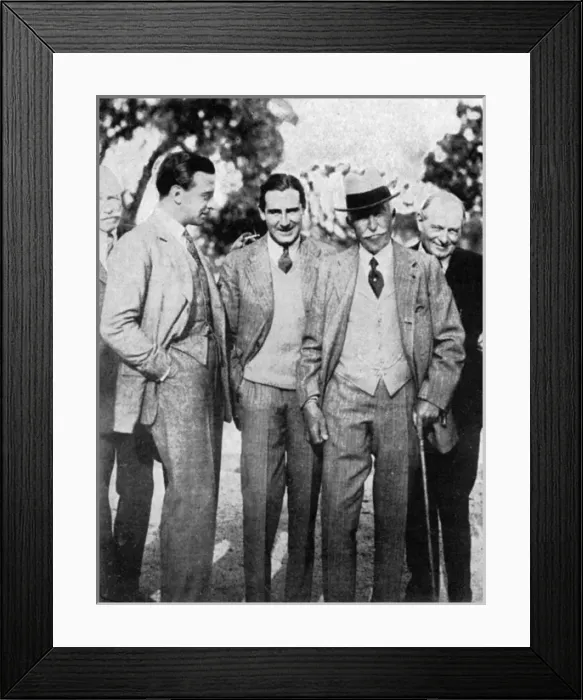 Framed Print : The Duke of Connaught and Rex Ingram on the Riviera