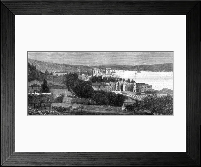 Framed Print : Sultans Palace, Dolma Bagtche, Constantinople