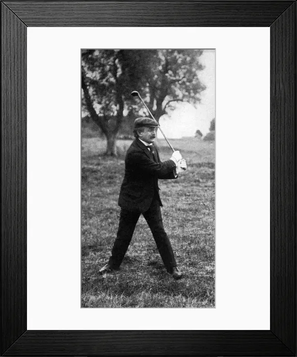 Framed Print : David Lloyd George playing golf at Nice Framed Print : David Lloyd George playing golf at Nice