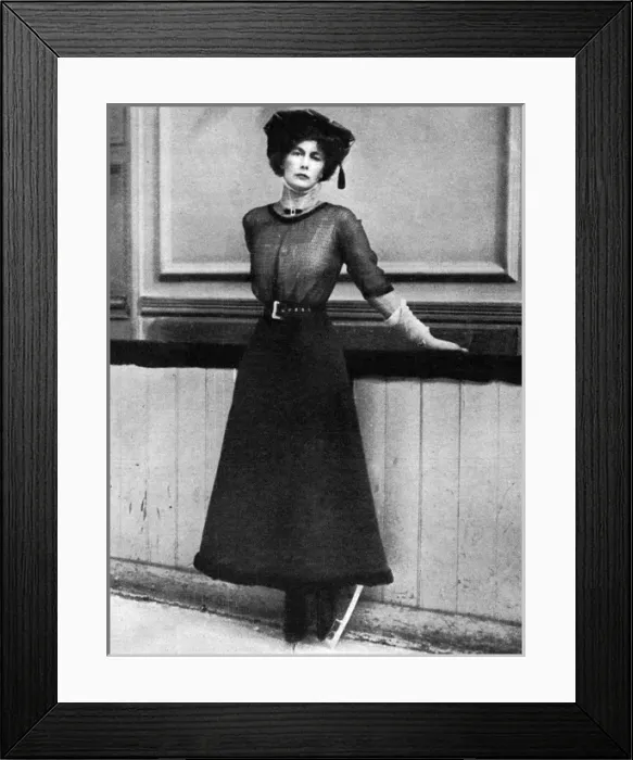 Framed Print : Lady Helen Vincent at Princes Skating Club Framed Print : Lady Helen Vincent at Princes Skating Club
