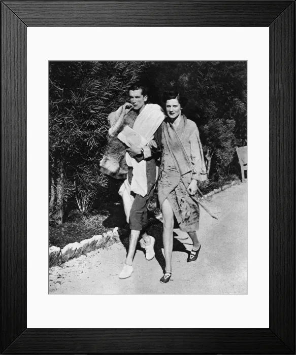 Framed Print : Lord and Lady Weymouth at Antibes Framed Print : Lord and Lady Weymouth at Antibes
