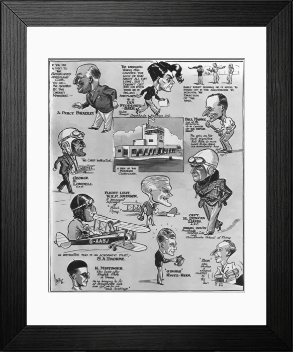 Framed Print : Our Flying Clubs No. 1 - Brooklands Aero Club Framed Print : Our Flying Clubs No. 1 - Brooklands Aero Club