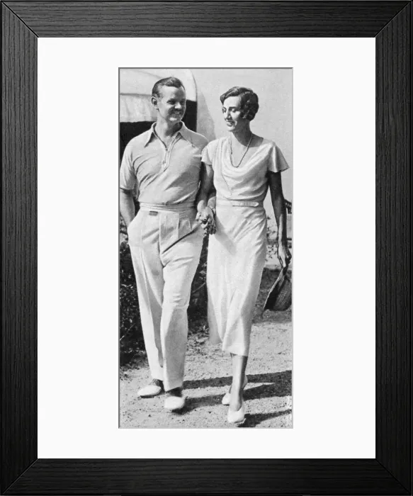 Framed Print : Opera singer Lawrence Tibbett at Cap D Antibes Framed Print : Opera singer Lawrence Tibbett at Cap D Antibes